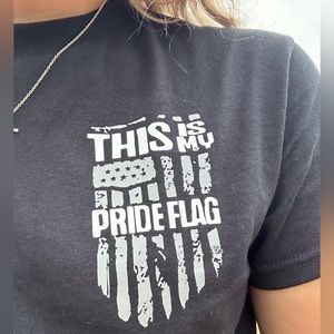 Hand made flag shirt